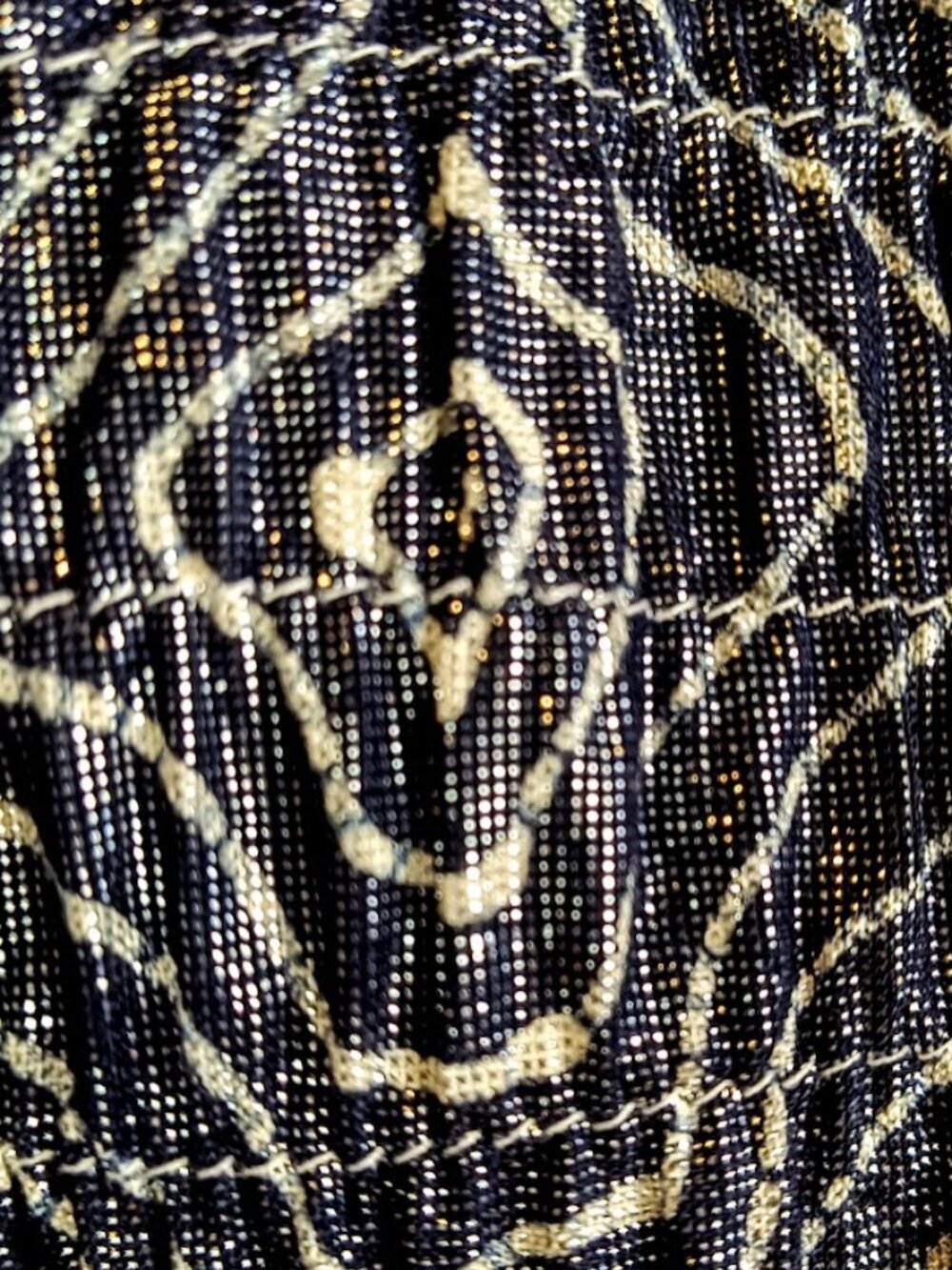 Nadya Handmade Bali Black Metallic Blazer Jacket - Picture 6 of 8